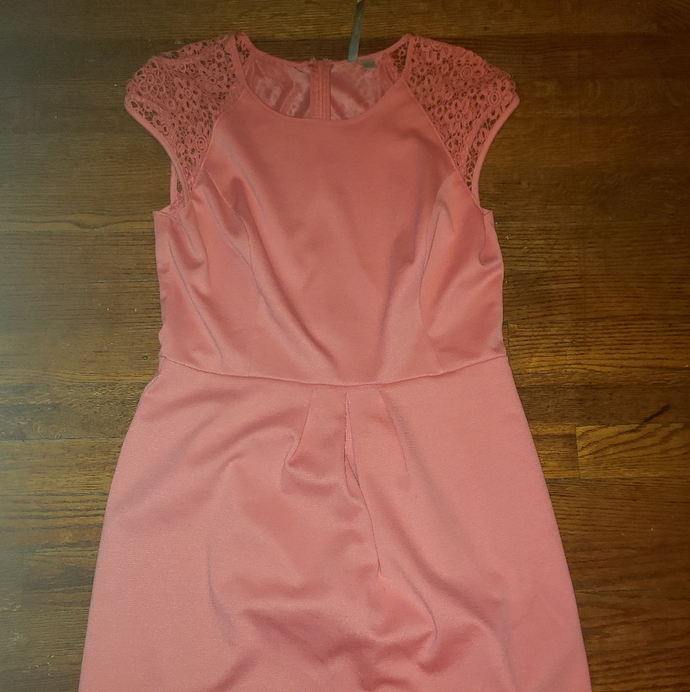 Coral dress
